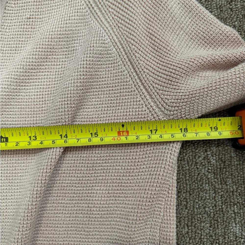 Baby Pink Knit Long Cardigan, Woman’s small - Picture 5 of 6